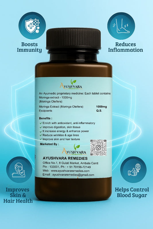 Moringa Tablets – 100% Ayurvedic Moringa Oleifera Extract
