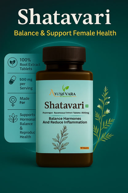 Shatavari Tablets – 100% Ayurvedic Asparagus Racemosus Extract
