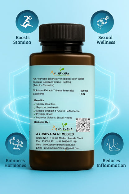 Gokshura Tablets – 100% Ayurvedic Tribulus Terrestris Extract